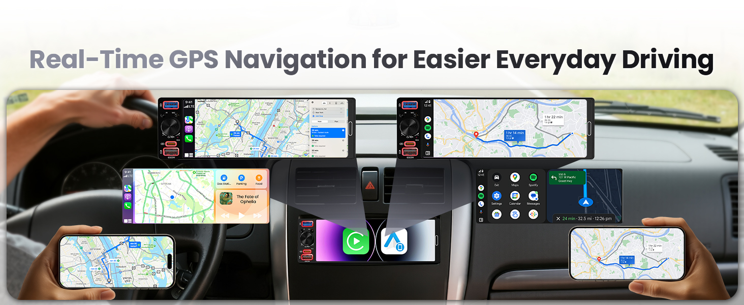 single din Apple carplay