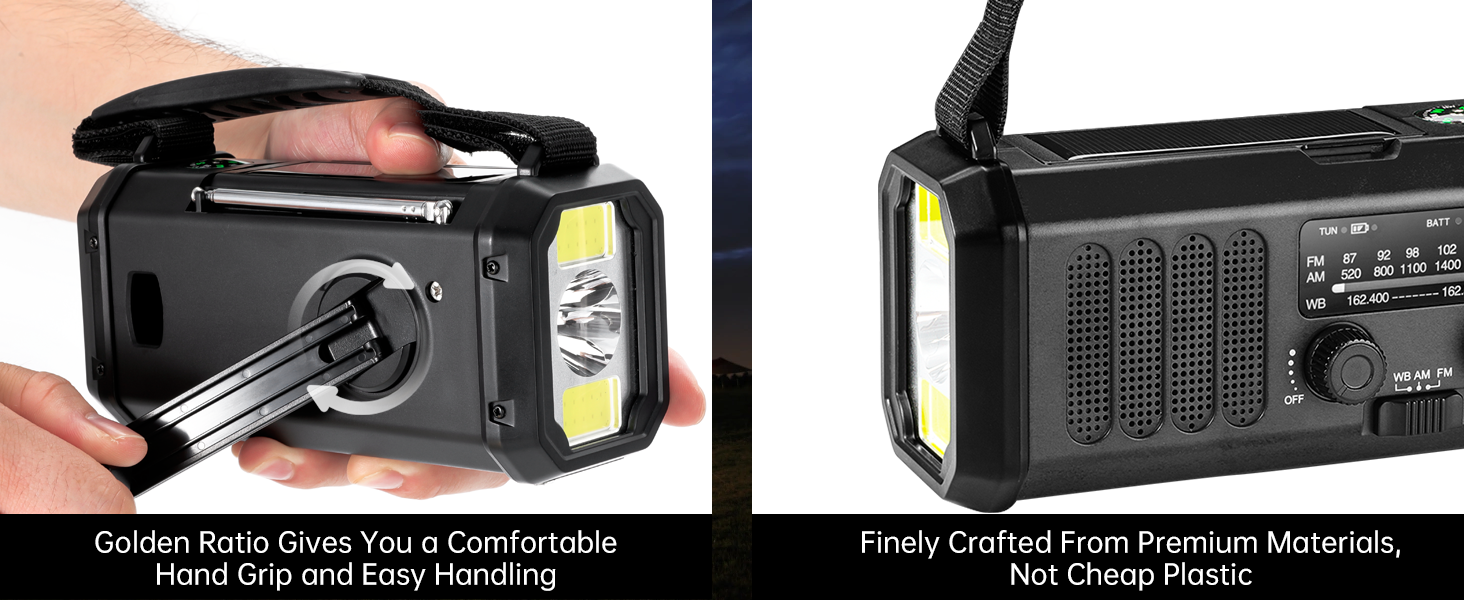 radio solar rechargeable