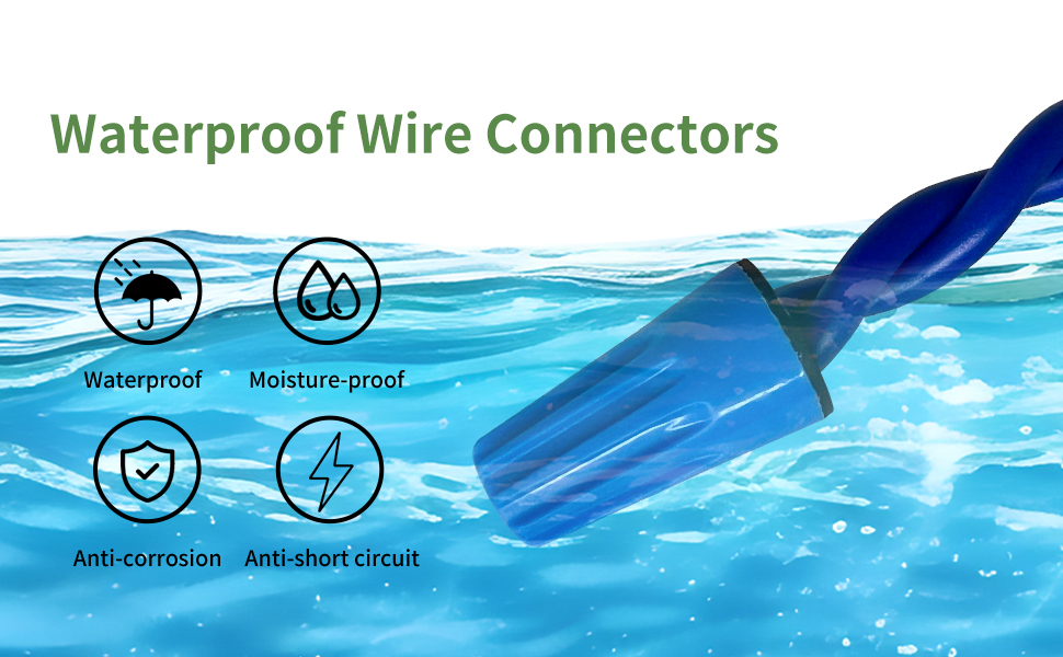 waterproof wire connectors low voltage wire connector waterproof wire nuts water proof wire 
