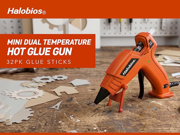 Dual Temp Hot Glue Gun orenge01-m