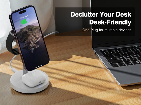 Desk-Friendly Mag-Safe Charger Stand