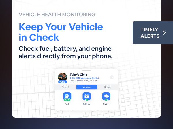 OBD2 GPS Tracker for Vehicles - Car Tracker Device Hidden with Vehicle Location