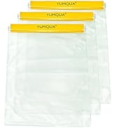 YUMQUA Waterproof Bags Large Size 3 Pack, Clear Watertight Pouch Holder for Document Map Camera M...