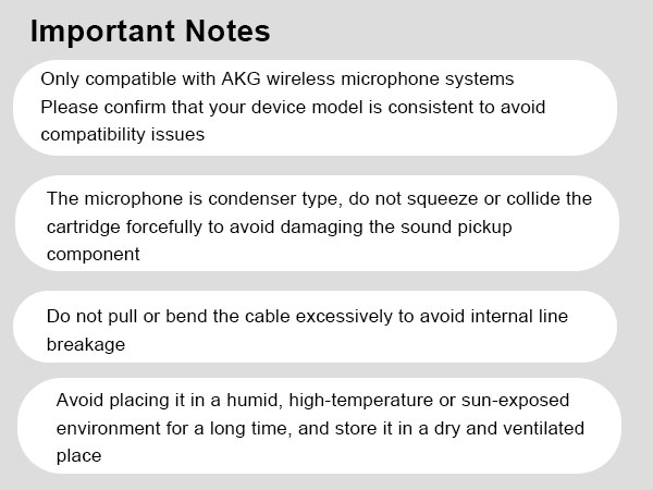 Lavalier Microphone for AKG