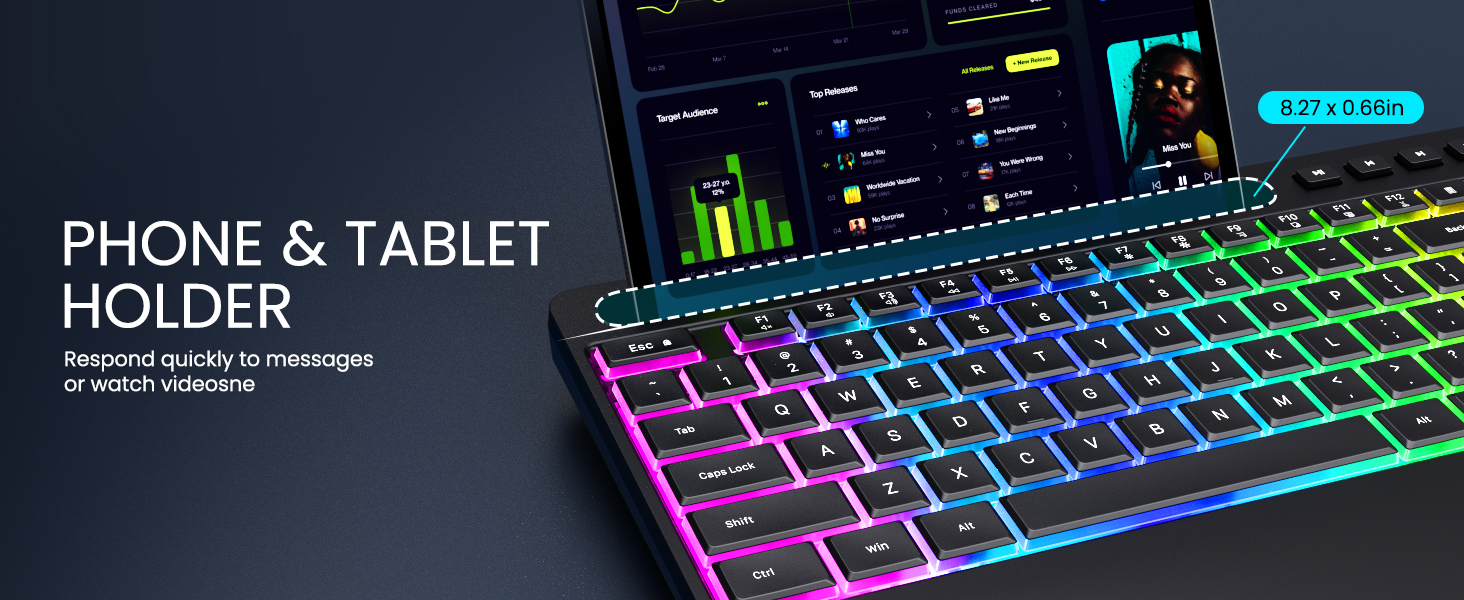 RGB keyboard and mouse combo