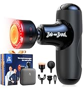 BOB AND BRAD Q2 Ultra Mini Massage Gun with Red Light Infrared Heating Head, Pocket-Sized Deep Ti...