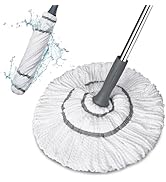 Twist Mop, 64-Inch Self Wringing Mop for Hardwood Floor Cleaning, Trapeador, Mops for Floor Clean...