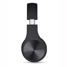 Side view of black Connect+ Pro featuring reinforced stainless steel extenders and metal deco plate