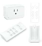 G-ELEK Indoor Remote Control Electrical Outlet Plug, Wireless Remote Light Switch, 100ft Long Ran...