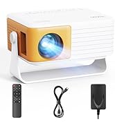 Mini Phone Projector - YOTON Y3 Portable Projector 1080P Full HD Supported, Small Projector for M...
