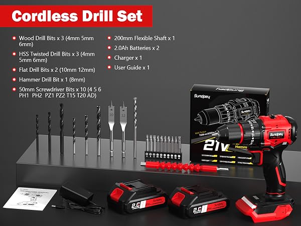 electric drill cordless