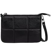 Ariscobull Genuine Leather Wristlet Handbags Purses Cell Phone Pocket Clutch Wallet Crossbody Bag...