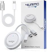 4URPC Wireless USB C Transmitter and HDMI Receiver, 5G Wireless USB-C to HDMI Extender 98FT/30M, ...