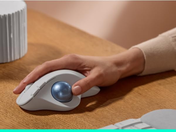 Logitech ERGO M575S Wireless Trackball Ergonomic Mouse