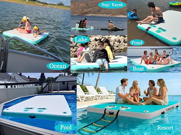 inflatable dock floating dock