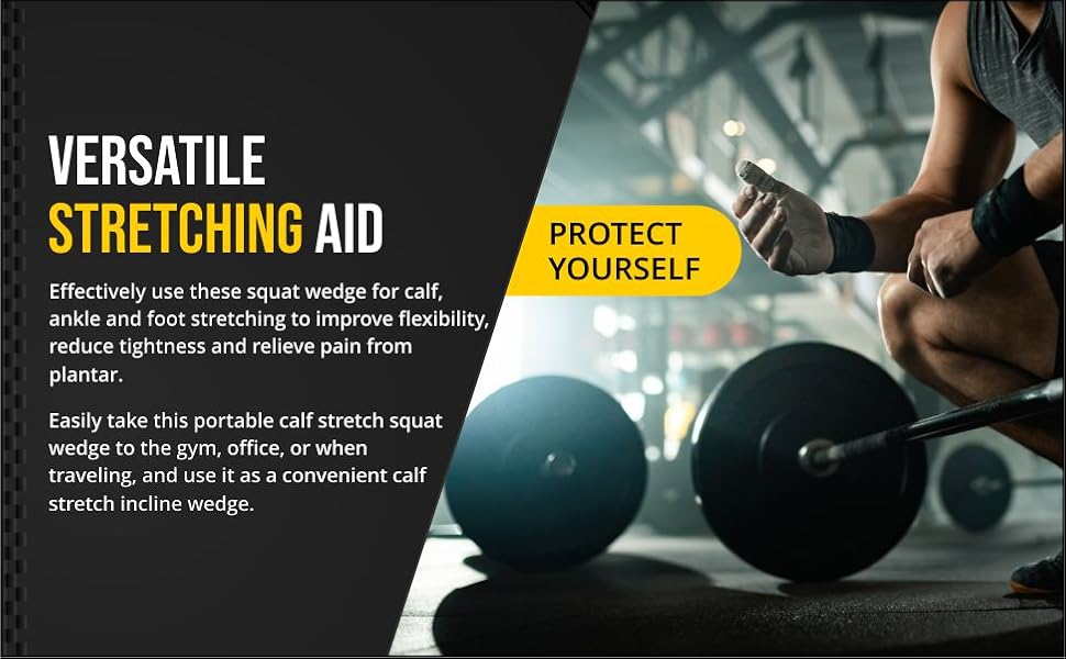 calf stretch squat