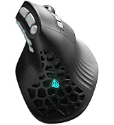 SOLAKAKA E9 PRO Vertical MMO Gaming Mouse with 8K Dongle- 36000 DPI PAW3395 Sensor,8,000Hz Pollin...