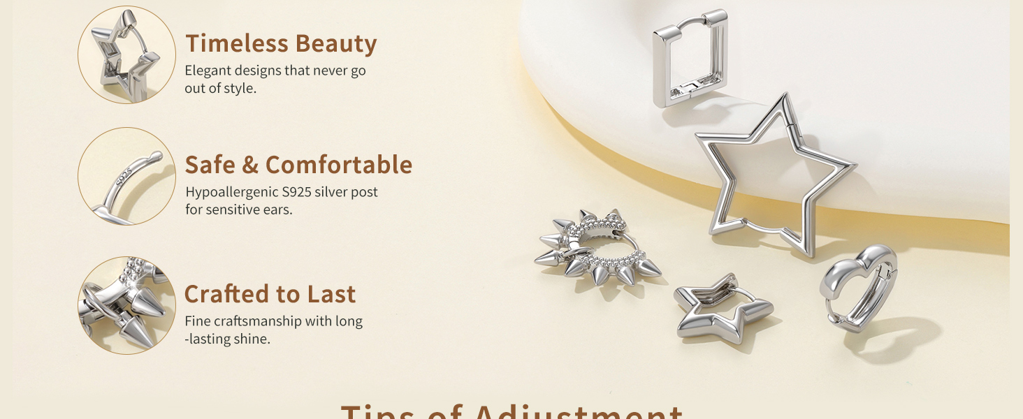 huggie earrings for women