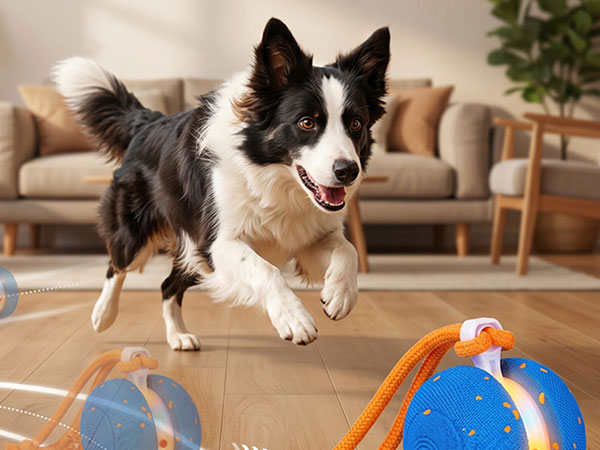 Interactive Rolling Dog Balls