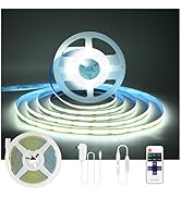 TUNICHX COB LED Strip Light UL Listed DC 12V LED Strip Light Flexible Super Bright Dimmable LED S...