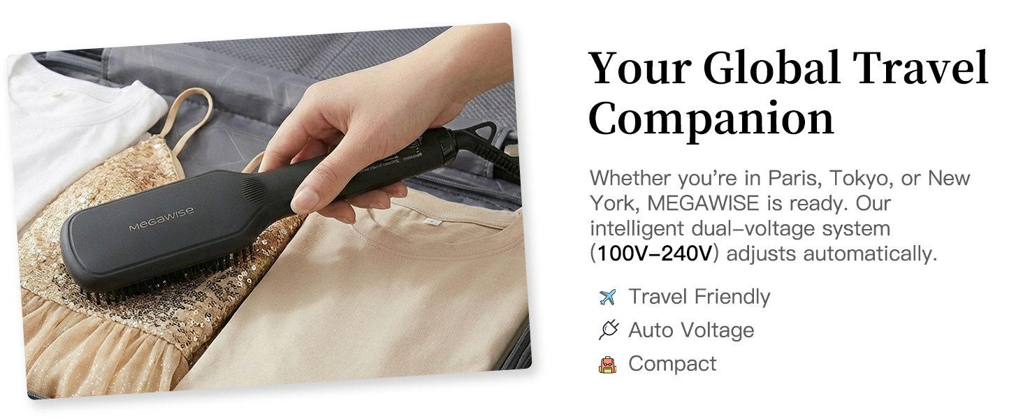 Hair Straightener Ceramic Brush