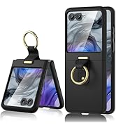 Maxdara for Motorola Razr 2024 Case [Not Fit Razr Plus 2024], Moto Razr 2024 Ring Case with Built...