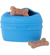 Dexas Pets Pooch Pouch Flexible Dog Treat/Training Treat Clip Pouch, Pro Blue