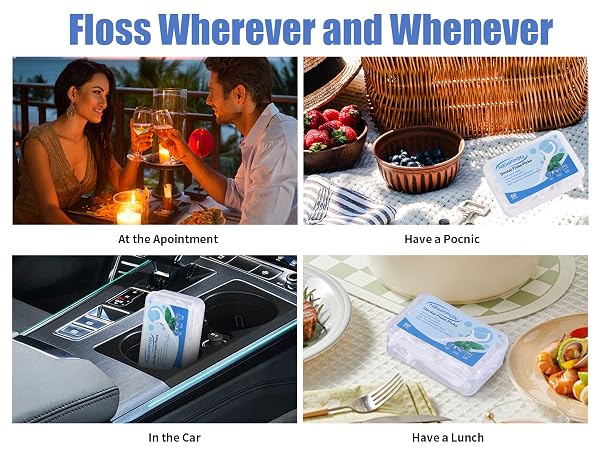 Newppon 800 Pack Dental Floss Picks