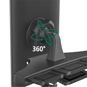 360° rotating ball head