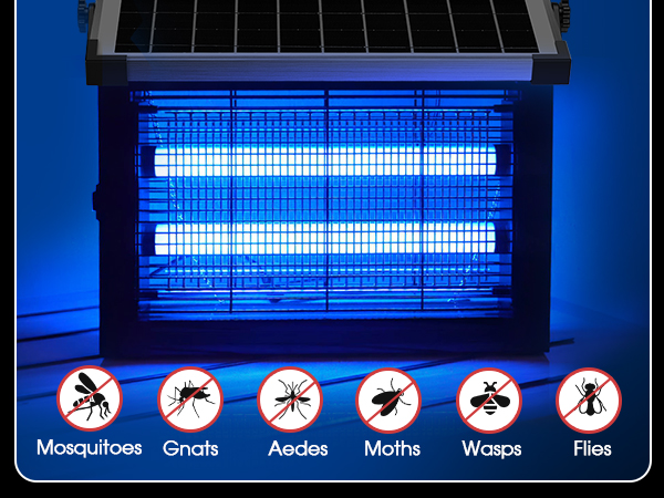 solar mosquito zapper outdoor