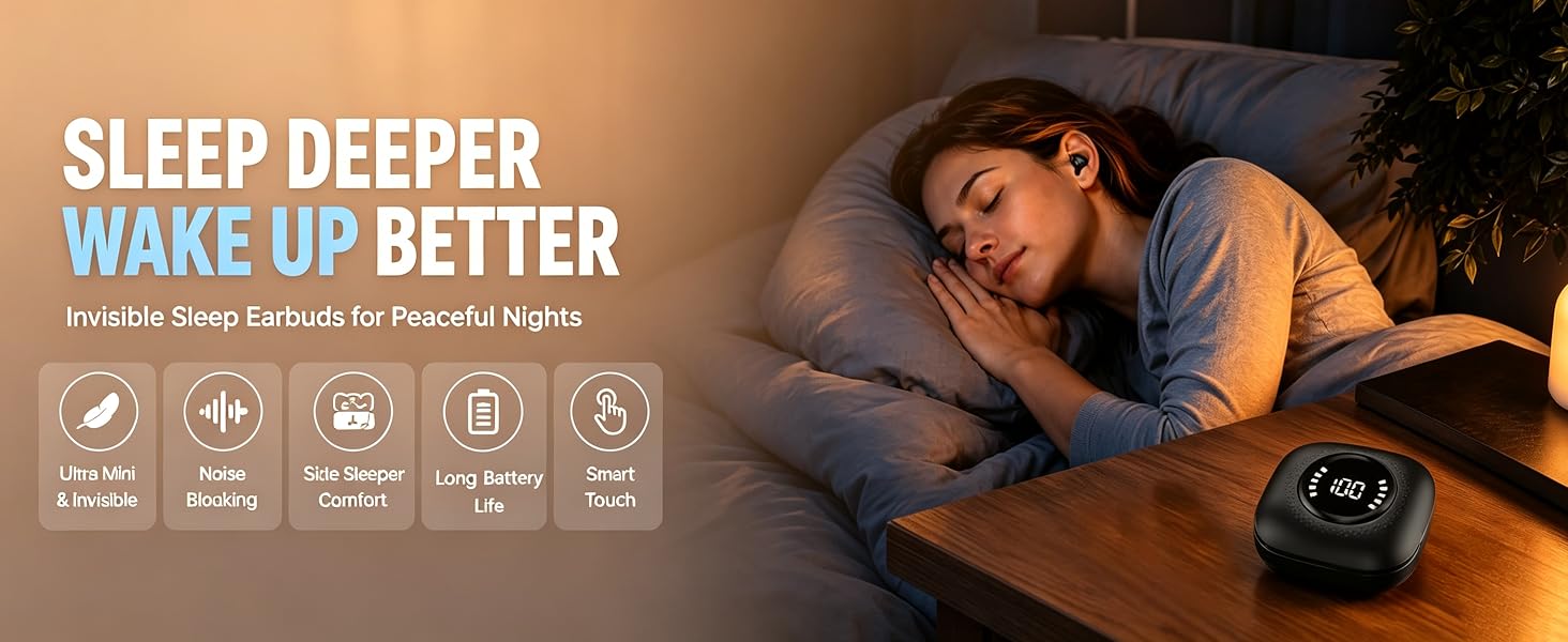 Sleep Earbuds faor Side Sleeper