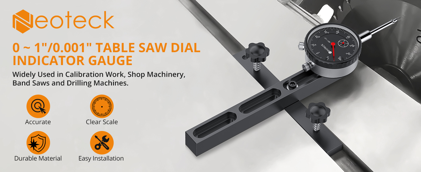 Table Saw Dial Indicator Gauge
