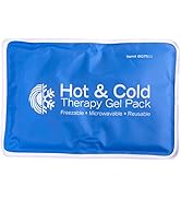 Roscoe Medical Reusable Cold Pack and Hot Pack – Ice Pack for Knee, Shoulder, Back, Injuries - Mi...