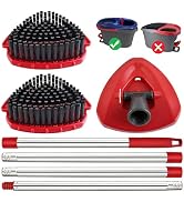 Mop Handle for Ocedar Stainless Steel Spin Mop Handle Replacement for O Cedar 4 Section 30" to 58...