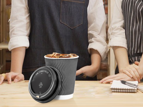 Insulated Corrugated Disposable Paper Coffee Cups