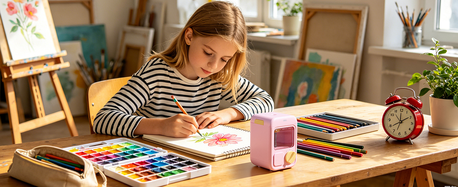 deli Electric Pencil Sharpener