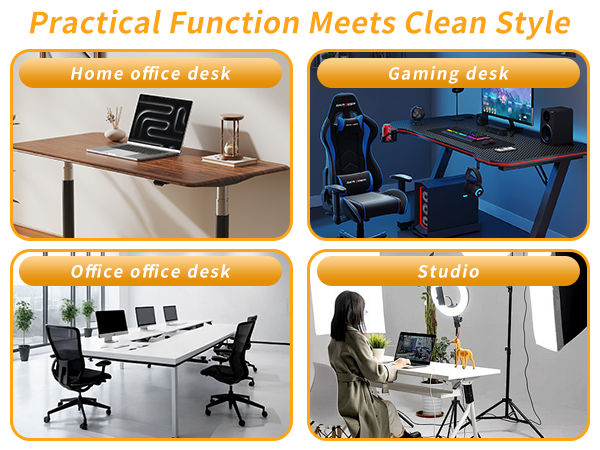 No Drill Under Desk Cable Management Tray