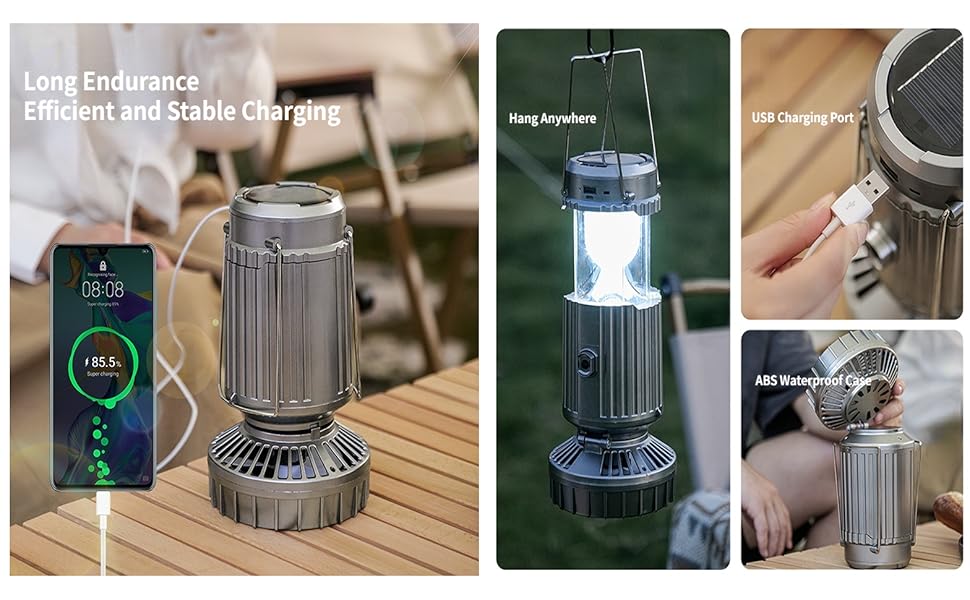 sloar fan light