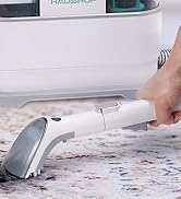 HAUSHOF Cordless Carpet &amp; Upholstery Cleaner, Lightweight Deep Fabric Cleaner Machine with Brushl...