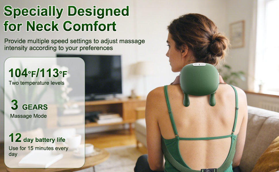 neck massager with heat