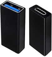 Duttek USB C to USB 3.0 Adapter, USB to USB C Adapter, USB 3.0 Female to USB C Female Adapter Con...