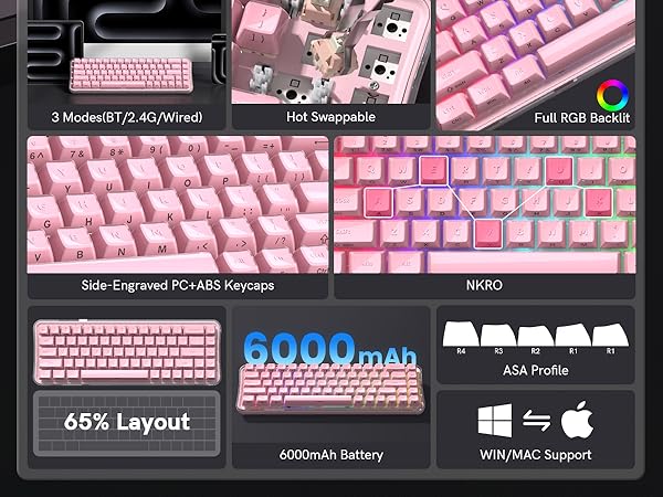 Wireless Mechanical Gaming Keyboard