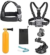 AKASO 7 in 1 Action Camera Accessories Kit for EK7000/EK7000 Pro/Brave 4/Brave 4 pro/Brave 7 LE/B...