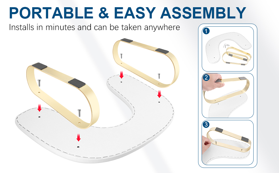 U-shaped manicure nail arm rest