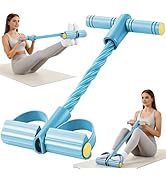Upgraded Pedal Resistance Band with Handle, Soft Durable Fashion Puller Exercise with Thickened 6...