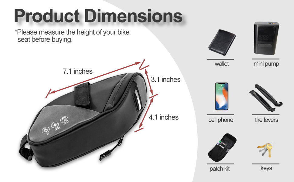 bike seat bag