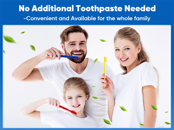 Prepasted Disposable Toothbrushes with Toothpaste