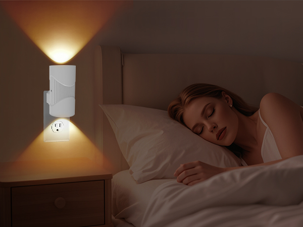 easuntec warm led night light bedroom light white A+ mobile 008