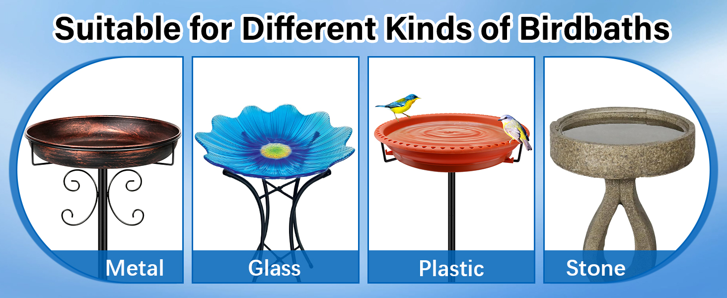 bird bath heaters for outdoors in winter