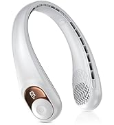 Neck Fan, Personal Fan with LED Indicator, USB-C Charging, Long-Lasting 5200mAh Battery, Hands Fr...